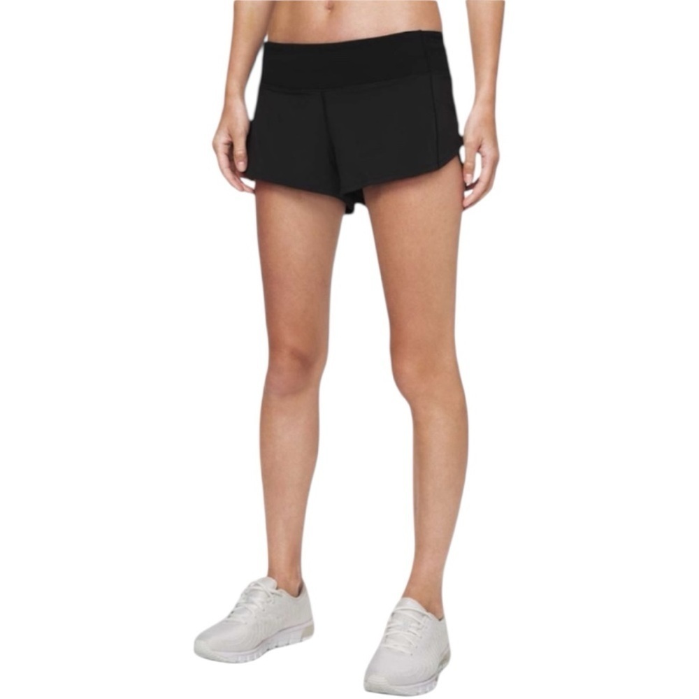 Lululemon Speed Short *4-way Stretch in Black Womens Size 8